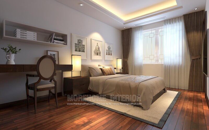 Phòng ngủ đôi thiết kế để được tư vấn và sản xuất giường ngủ đẹp này nhé