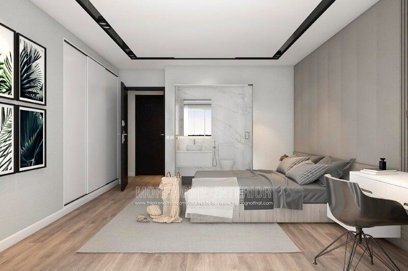 Thiết kế phòng tắm cho căn hộ để tạo ra sự ấn tượng và sang trọng.